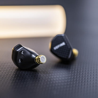 Linsoul Kefine Klean in Ear Monitor,10mm DLC Diaphragm Dynamic Driver HiFi Earphones,Wired Gaming Earbuds,Replaceable Nozzles,Detachable Silver-Plated Cable for Audiophile (No Mic 3.5mm)