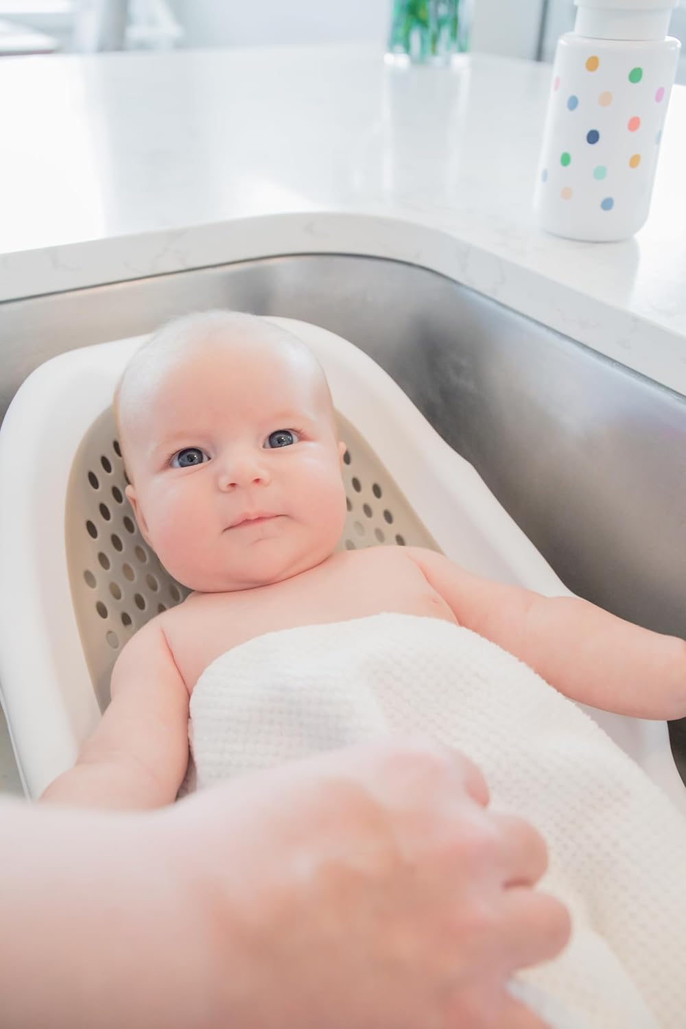 Newborn Bath Support, Ergonomic, Safe, Easy to Store, Ideal for up to 20lbs - PuriLite