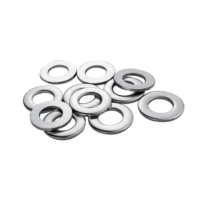 Fajoeda M6 Flat Washers 120Pcs M6 304 Stainless Steel Flat Washer for Bolts Screws, M6 x 12 mm x 1.5 mm