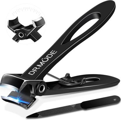 Nail Clippers for Men Thick Nails -DRMODE Heavy Duty Large Toenail Clippers for Thick Nails with Wide Jaw Opening, Ultra Sharp Stainless Steel Finger Nail Clippers Cutter for Tough Nails,Seniors,Adult