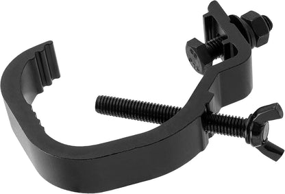 KOHAND 10 Pack Stage Light Clamp Hook, Aluminum Alloy Truss C-Clamp, Heavy Duty Stage Lights Truss Clamp for DJ Lighting Par Lights Spot Lights, Fit for 1.18-2 Inch OD Tube/Pipe, Black