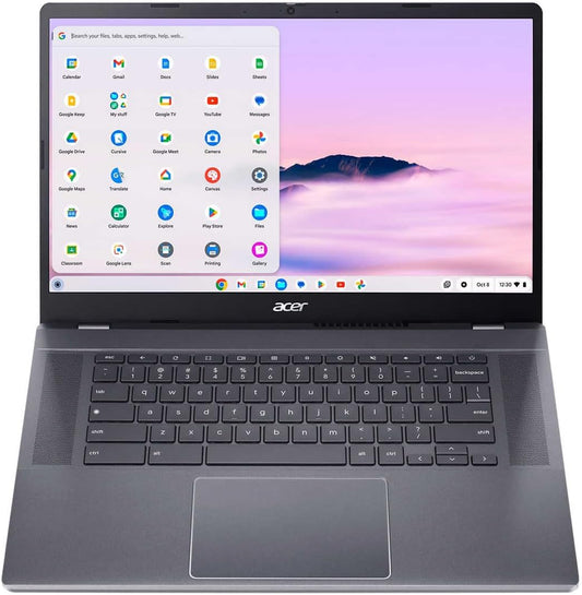 Acer Chromebook Plus Laptop with Google AI | 15.6" LED 1920x1080 Display | Intel Core i3 1215U | 8GB DDR5, 128GB SSD | Chrome OS | CB515-2H-31NY