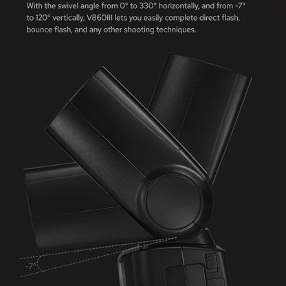 Godox V860III-N Flash for Nikon Camera Flash Speedlite Speedlight 7.2V/2600mAh Li-ion Battery, 2.4G Wireless HSS 1/8000 1.5s Recycle Time 10 Levels LED Modeling Light for Nikon (Upgraded V860II-N)