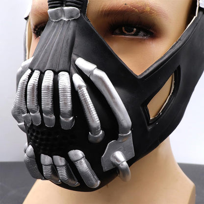 HOMELEX Bane Mask Dark Knight Rises Movie Cosplay Prop Realistic Bane Face Head Mask Halloween Costume Accessory for Adult