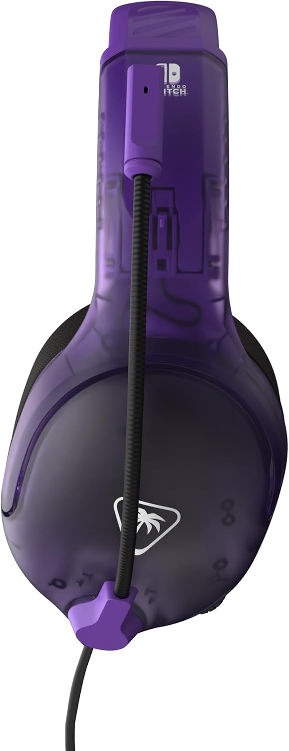 Turtle Beach Airlite Fit Officially licensed Nintendo Wired Gaming Headset for Nintendo Switch – Ghost Purple