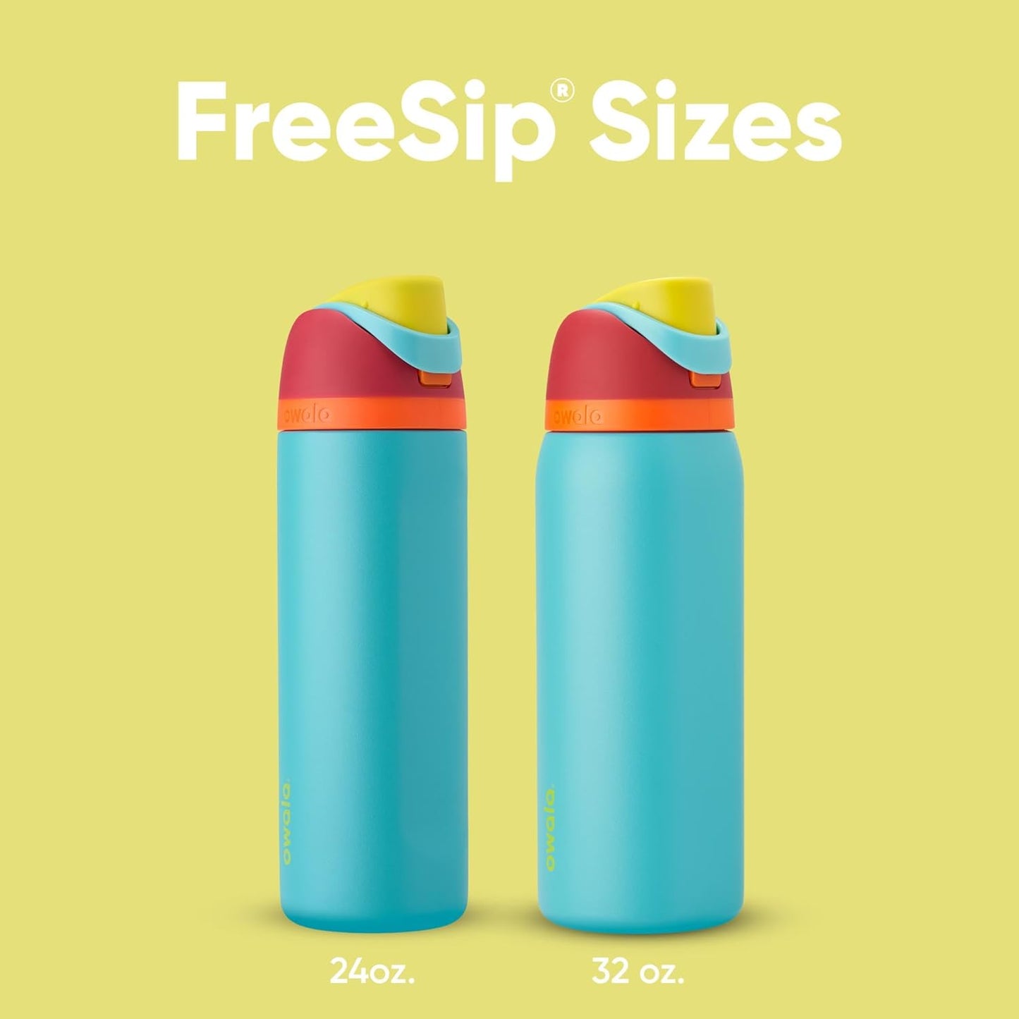 Owala FreeSip Insulated Stainless Steel Water Bottle with Straw for Sports, Travel, and School BPA-Free Sports Water Bottle, 24 oz, Beach House