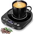 Mug Warmer Coffee Warmer for Desk with 3Temperature Control 130 ℉/150 ℉/176 ℉,2-12Hrs Auto Shut Off,Mug Warmer for Beverage, Coffe Cup Warmer for Home & Office Ideal for Coffee Lovers(Black)