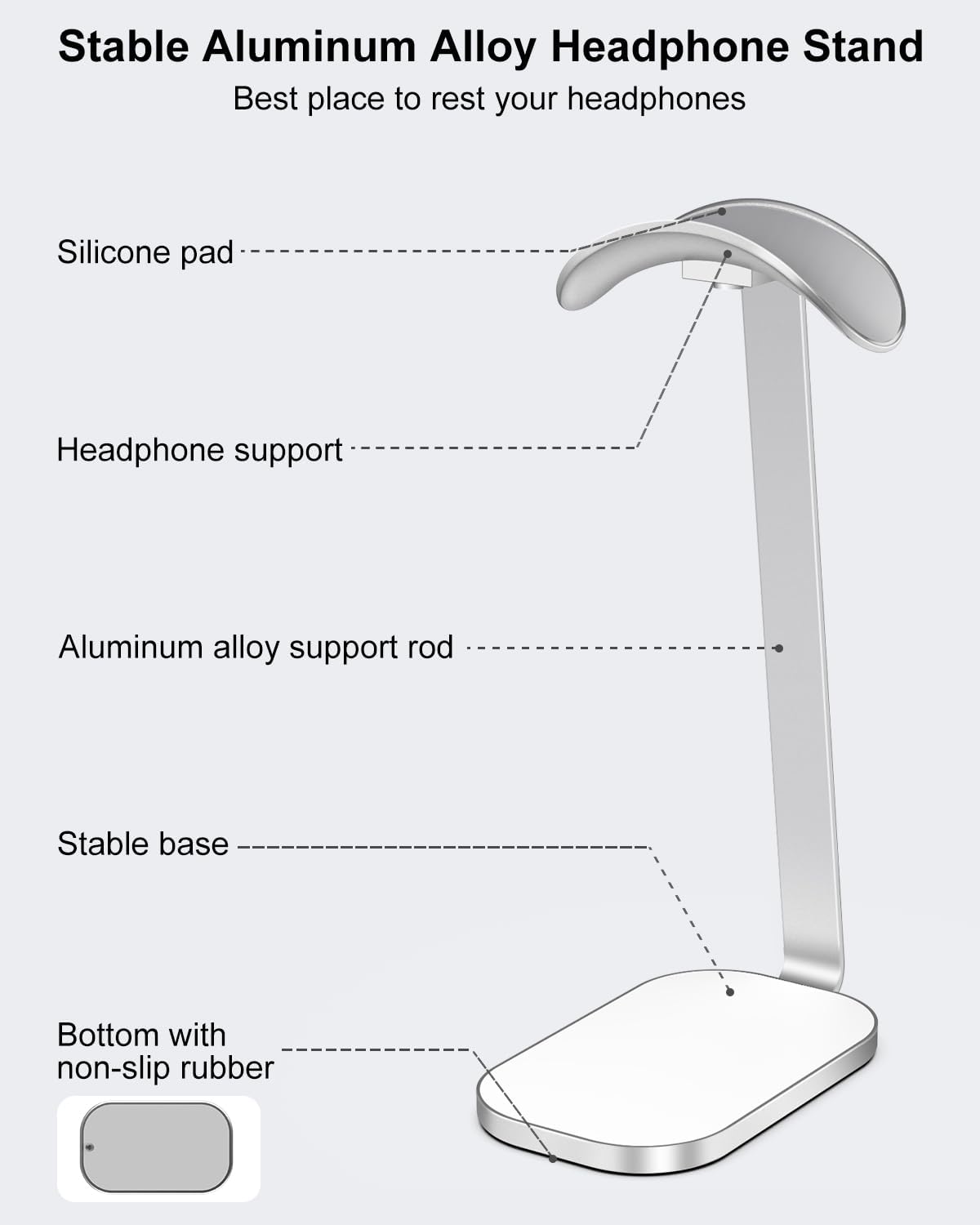 Purilite Select Wooden Headphone Stand