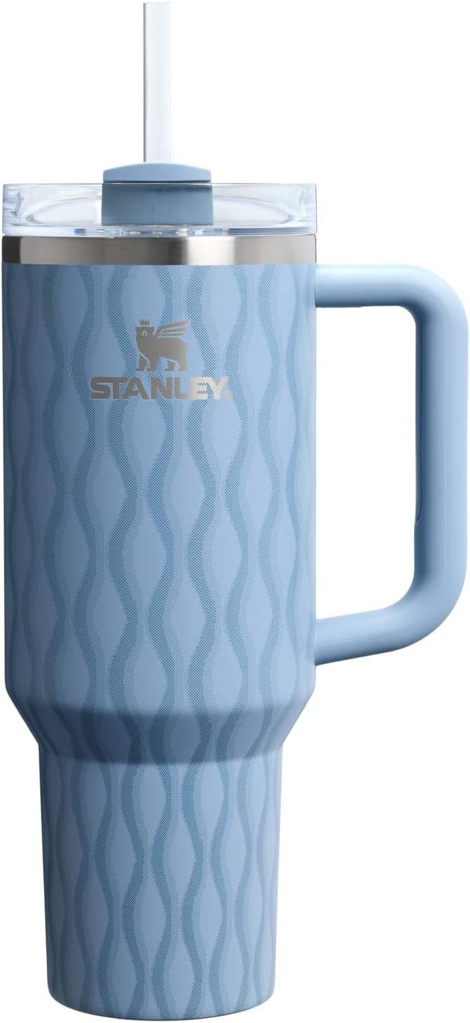 Stanley Quencher H2.0 Tumbler with Handle and Straw 30 oz | Flowstate 3-Position Lid | Cup Holder Compatible for Travel | Insulated Stainless Steel Cup | BPA-Free | Exclusive Lupine