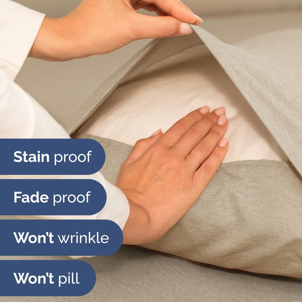 Extra Deep Queen Sheet Set - 6 Piece Breathable & Cooling Sheets - Hotel Luxury Bed Sheets Set - Easy & Secure Fit - Soft, Wrinkle Free & Comfy Sheets Set - White Sheet Set w/Extra Deep Pockets