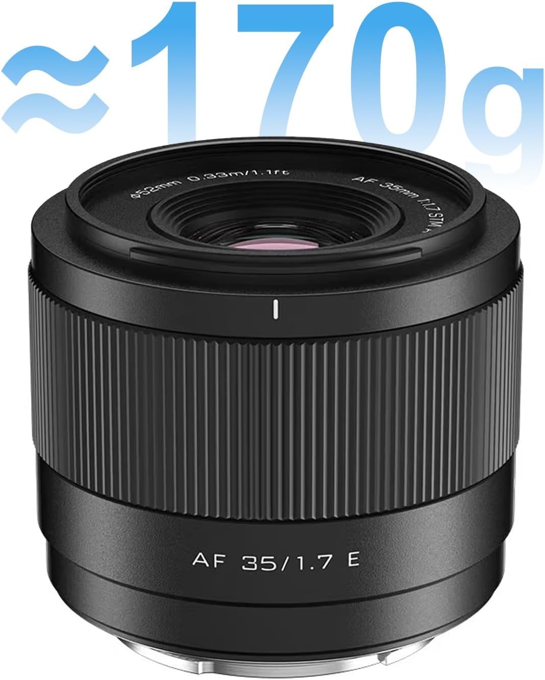 VILTROX 25mm f1.7 E, APS-C Lens for Sony E, Large Aperture STM Auto Focus Lens for Sony E-Mount A7C A7RII A7SII A7II A7RIII A7IV A7RIV A9 A1 ZVE1 A93 A6700 A6600 A6500 A6400 FX3 ZV-E10 FX30 ZV-E10II