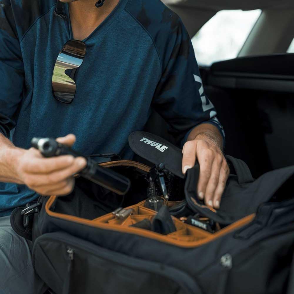 Thule RoundTrip Bike Gear Duffel 55L, Water Resistant, Black