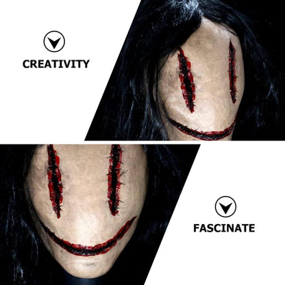 Alipis Scary, Halloween Horror Devil Evil Party Prank Ornament Creepy Cosplay Costume Props for Kids
