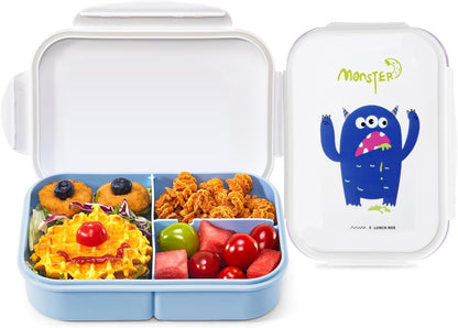 MISS BIG® Bento Box,Lunch Box Adult,Ideal Leak Proof Lunch Containers,Mom's Choice Lunch Box for Kids,No BPAs and No Chemical Dyes,Microwave and Dishwasher Safe Lunch Container (1900ml White)