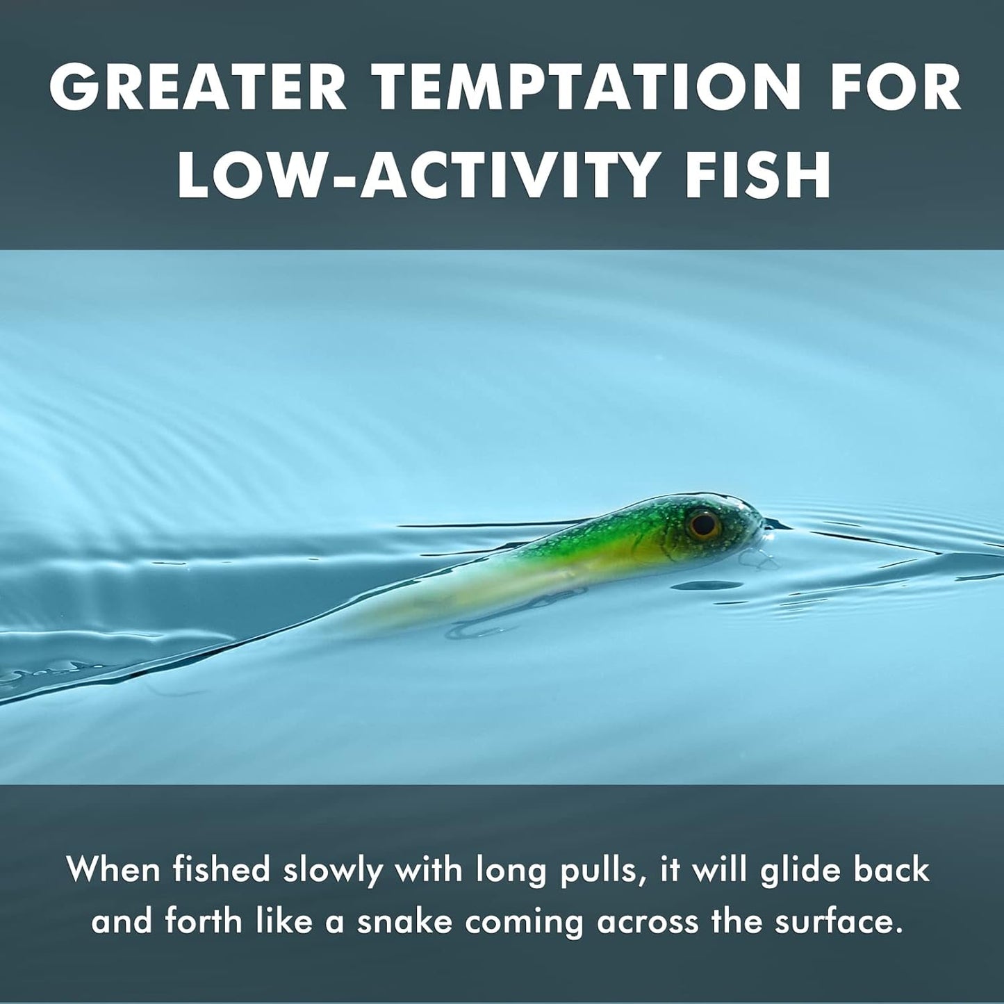 TRUSCEND PoPobait with BKK Hooks, Top Water Plopper Fishing Lures for Bass Walleye Pike Catfish Musky Perch, Floating Lure for Freshwater or Saltwater, Amazing Teasers Fishing Gifts for Family Fishing