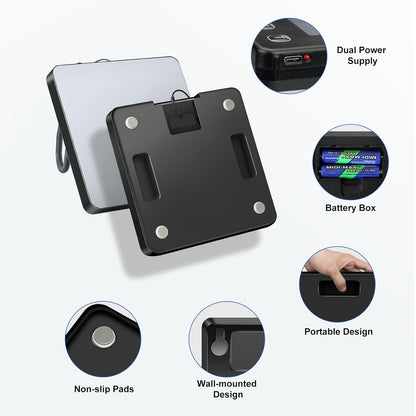 RAOYAN Shipping Scale, 440lb/0.5oz High Accuracy Digital Postal Scale with LCD Display, Hold/Tare Function, Shipping Scale for Package, Luggage, Warehouse (Including 2 Batteries, Charging Cable)