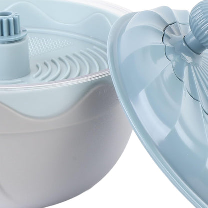 Salad Spinner High Efficiency Multifunctional Vegetable Washer and Salad Chopper for Home (Beige)