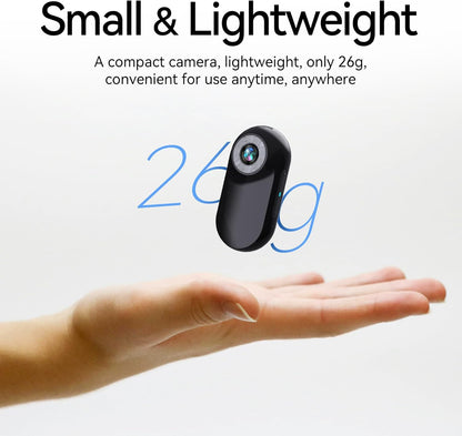 Mini Body Camera 1080P with 32GB Card Helmet Camera Body Cameras with Audio and Video Recording Multi-Function Accessory Bodys Cam