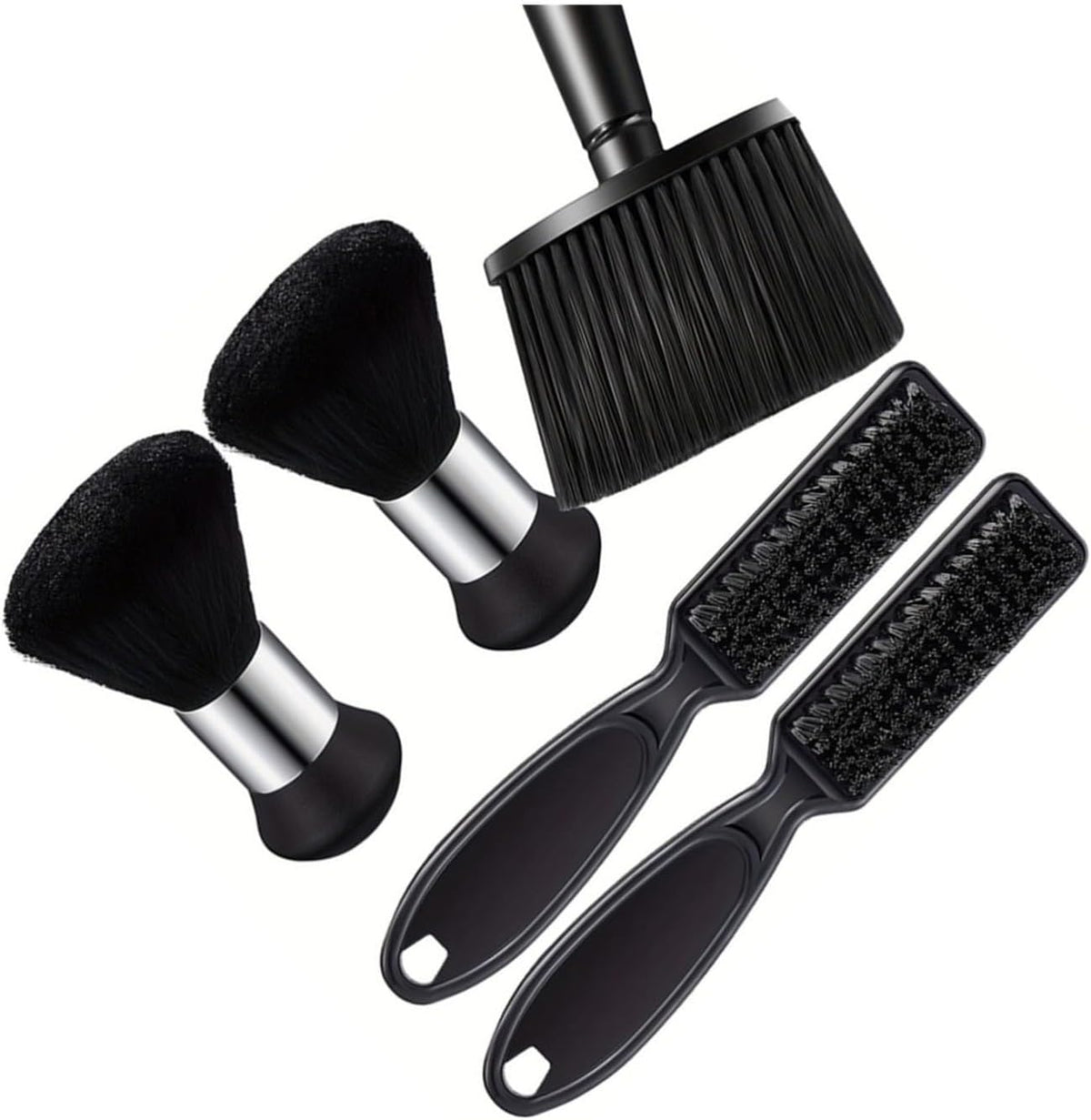 5 Pcs Hair Clipper Neck Dust Removal Brush Set, Bristle Hair Styling Tool,