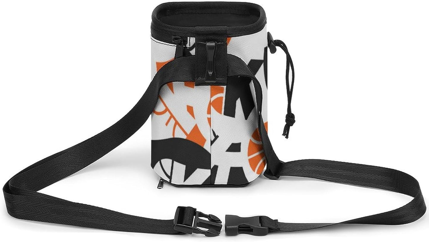 Osbang Dog Treats Pouch Pet Training Bag Dog Walking Bag Carry Kibble Snacks Toys for Dog Training Reward (Man 4.7 * 4 * 5.1 Inches)