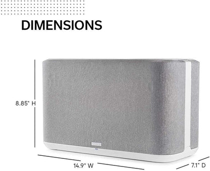 Denon Home 150 NV Wireless Speaker (Black), 1" Tweeter, 3.5" Woofer, Home Speaker with HEOS Built-in, AirPlay 2, and Bluetooth, Multi-Room Streaming, Simple Setup, Compact Design