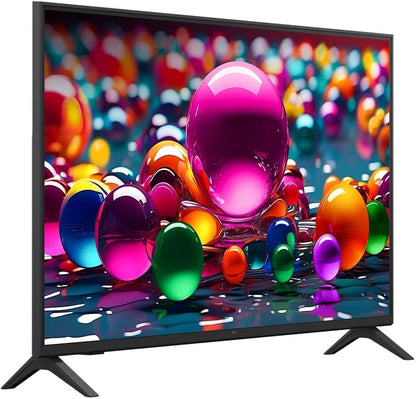 LG 43-Inch UA7700 Series 4K Smart TV - α7 AI Processor 4K, Dynamic Tone Mapping, Alexa Ready, HDR10, HGIG, ALLM, WebOS 25, Wi-Fi, Bluetooth, AI Upscaling, AI Sound, LG Channels (43UA7700PUB, 2025)