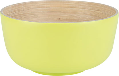 Restaurantware-Bambuddha 51 Ounce Extra Large Salad Bowl, 1 Heavy-Duty Round Salad Bowl - Sustainable, Reusable, Blue Bamboo Serving Dish, for Serving Salads, Fruits, and Appetizers