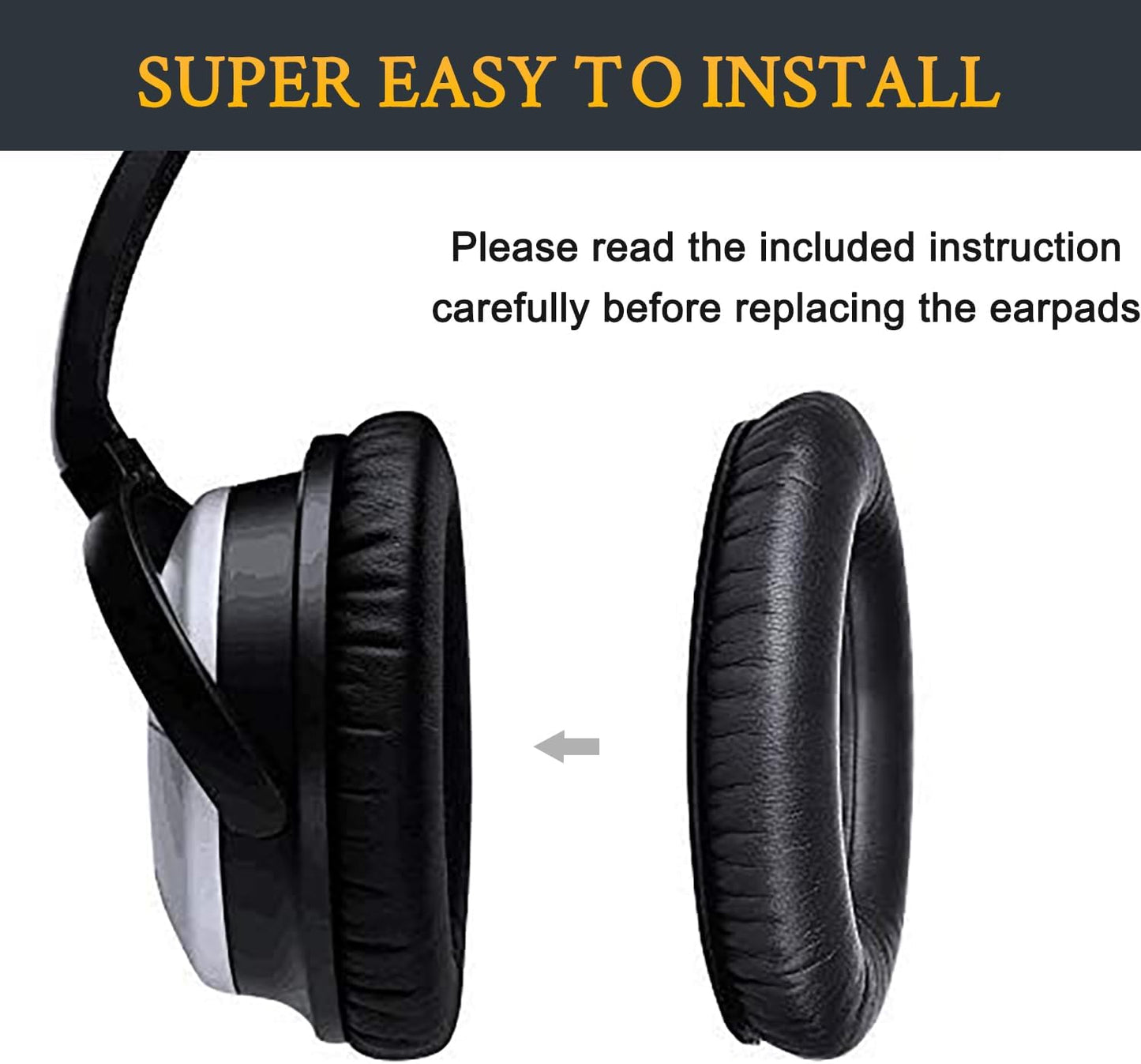 SoloWIT Earpads Cushions for Bose Headphones, Replacement Ear Pads for Bose QuietComfort 15 QC15 QC25 QC2 QC35/Ae2 Ae2i Ae2w/SoundTrue & SoundLink Around-Ear Series - QC25 PL Black&Blue