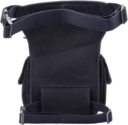 Motorcycle Drop Leg Bag Nylon Waist Pack for Men Women Travel Hiking Tactical Cycling Bike Ride Riding Crossbody Shoulder Fanny Pouch