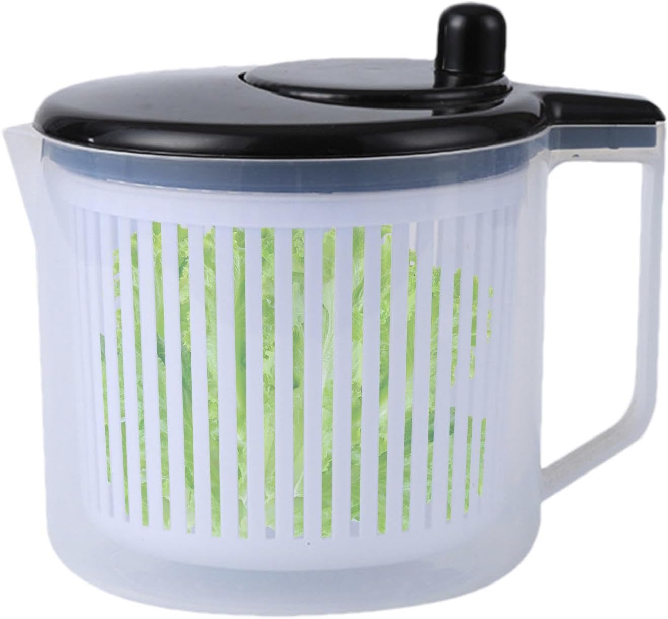 Fruit Cleaner Spinner - Fruit Dryer Spinner Vegetable Washer with Handle | Kitchen Gadgets, Fruit Washing Bowl for Fresh Crisp Clean Salad and Produce
