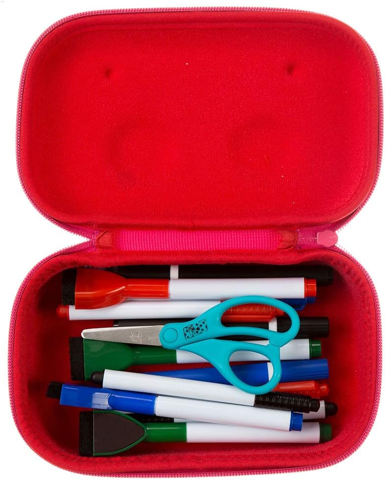 ZIPIT Beast Pencil Box for Kids | Pencil Case for School | Organizer Pencil Bag | Large Capacity Pencil Pouch (Red)