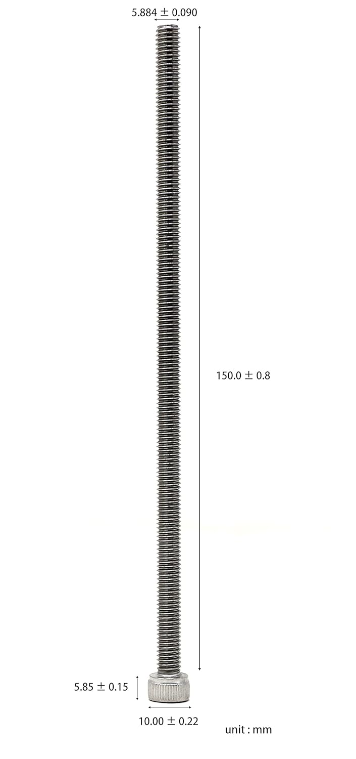iexcell 25 Pcs M6 x 20mm Thread Pitch 1 mm Stainless Steel 304 Hex Socket Head Cap Screws Bolts Kit