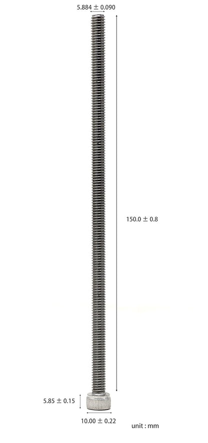 iexcell 25 Pcs M6 x 20mm Thread Pitch 1 mm Stainless Steel 304 Hex Socket Head Cap Screws Bolts Kit