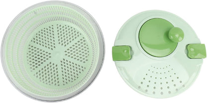 Haofy Plastic Salad Spinner Fast Mixing Salad Dehydrator for Kitchen, Spinners for Vegetables and Fruit (Blue)