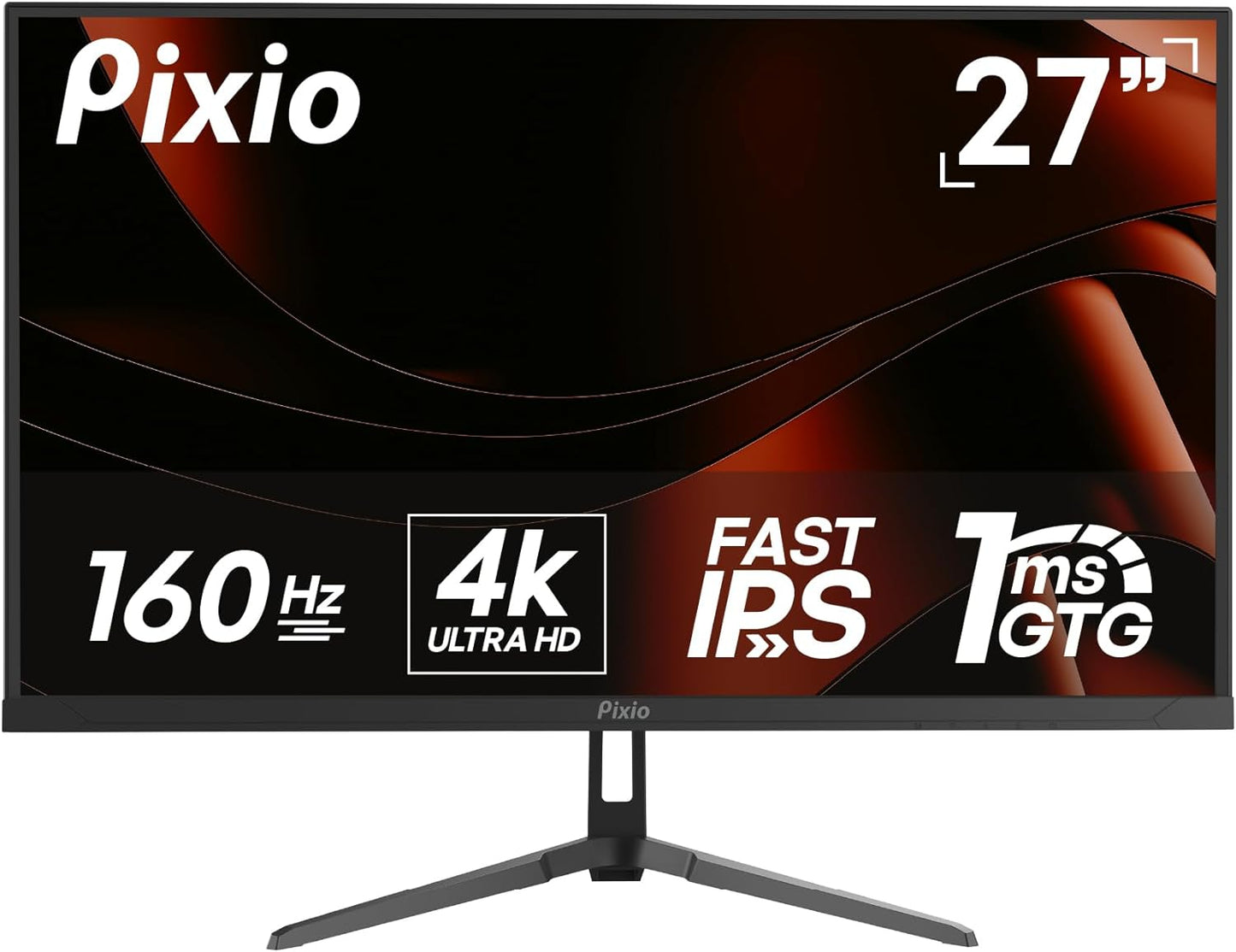 Pixio PX248 Wave 24 inch 200Hz Refresh Rate FHD 1080p Resolution Fast IPS Panel 1ms GTG Response Time Adaptive Sync Gaming Monitor with Adaptive Sync