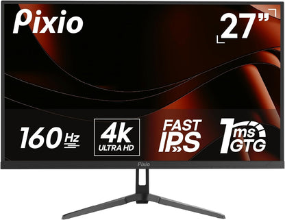 Pixio PX248 Wave 24 inch 200Hz Refresh Rate FHD 1080p Resolution Fast IPS Panel 1ms GTG Response Time Adaptive Sync Gaming Monitor with Adaptive Sync
