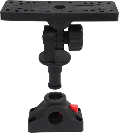 Fish Finder Holder Base Boat Fish Finder Electronics Mount Fish Finder Holder Base, Marine Electronic Fish Finder Mount Turn Assemblies