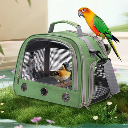 Bird Travel Carrier Bag, Portable Small Bird Parrot Parakeet Carrier