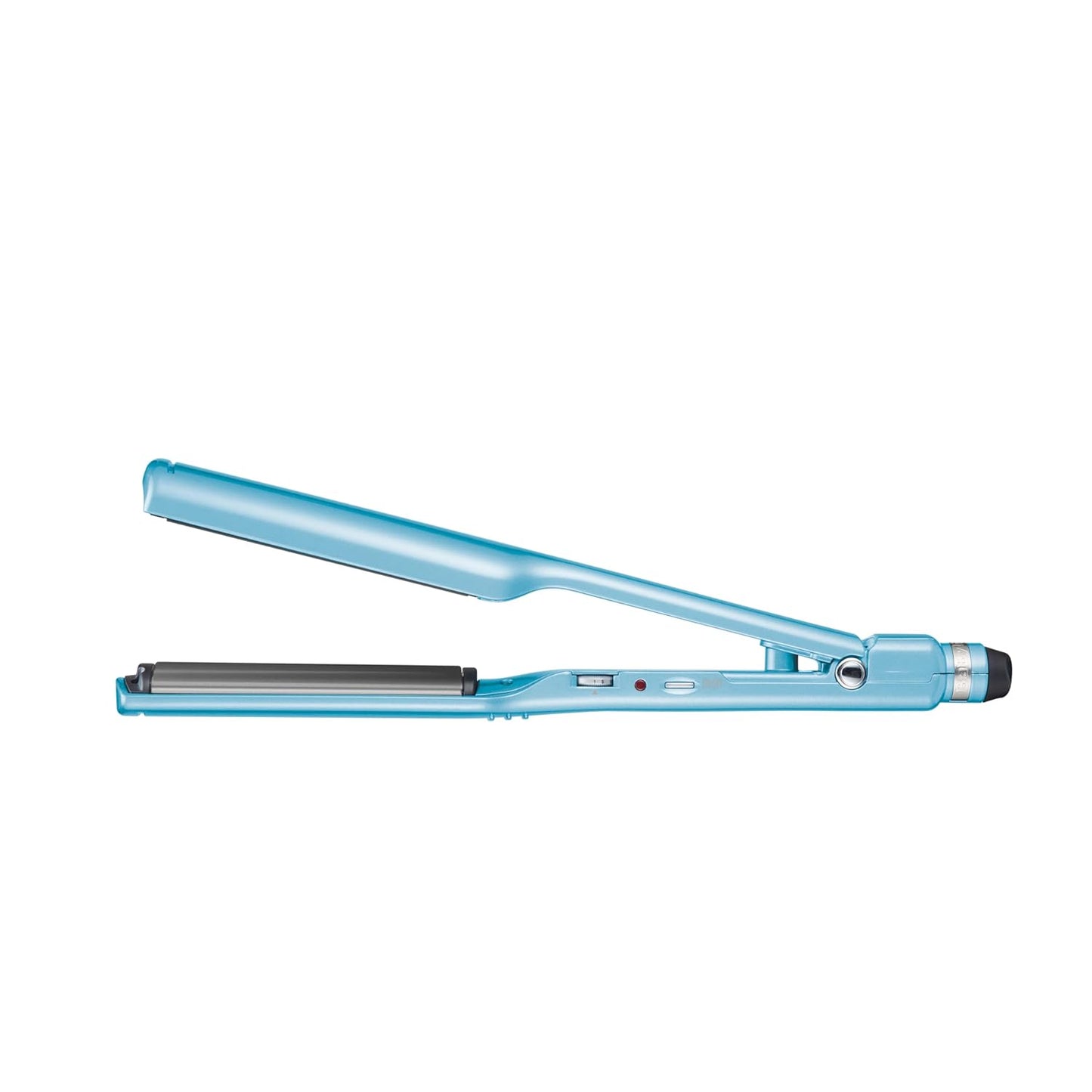 BaBylissPRO Nano Titanium and Ceramic Curved Plates C-Style Extra Long Dual Voltage Hair Straightener Flat Iron for Straightening, adding Volume or Large, Soft Curls