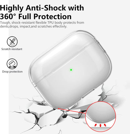 Aircawin for Airpods 4 Case Cover,Shockproof Case for Airpods 4th Generation Case Cover 2024,Premium Silicon Case with Keychain and Cleaing Pen for Airpods 4 Gen, Wireless Earphone Accessories-Blue