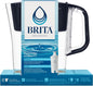 Brita Small 6 Cup Water Filter Pitcher with 1 Brita Standard Filter, Made Without BPA, Black
