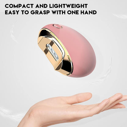 Electric Nail Clipper, 2 Gears Switch Safe Prevent Splatter File Function Small Automatic Nail Cutter Electric Toenail Clipper for Children Seniors Adults (White)