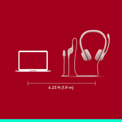 Logitech Zone 301 Wireless Bluetooth Headset with Noise-Canceling Microphone, Compatible with Windows, Mac, Chrome, Linux, iOS, iPadOS, Android – Graphite