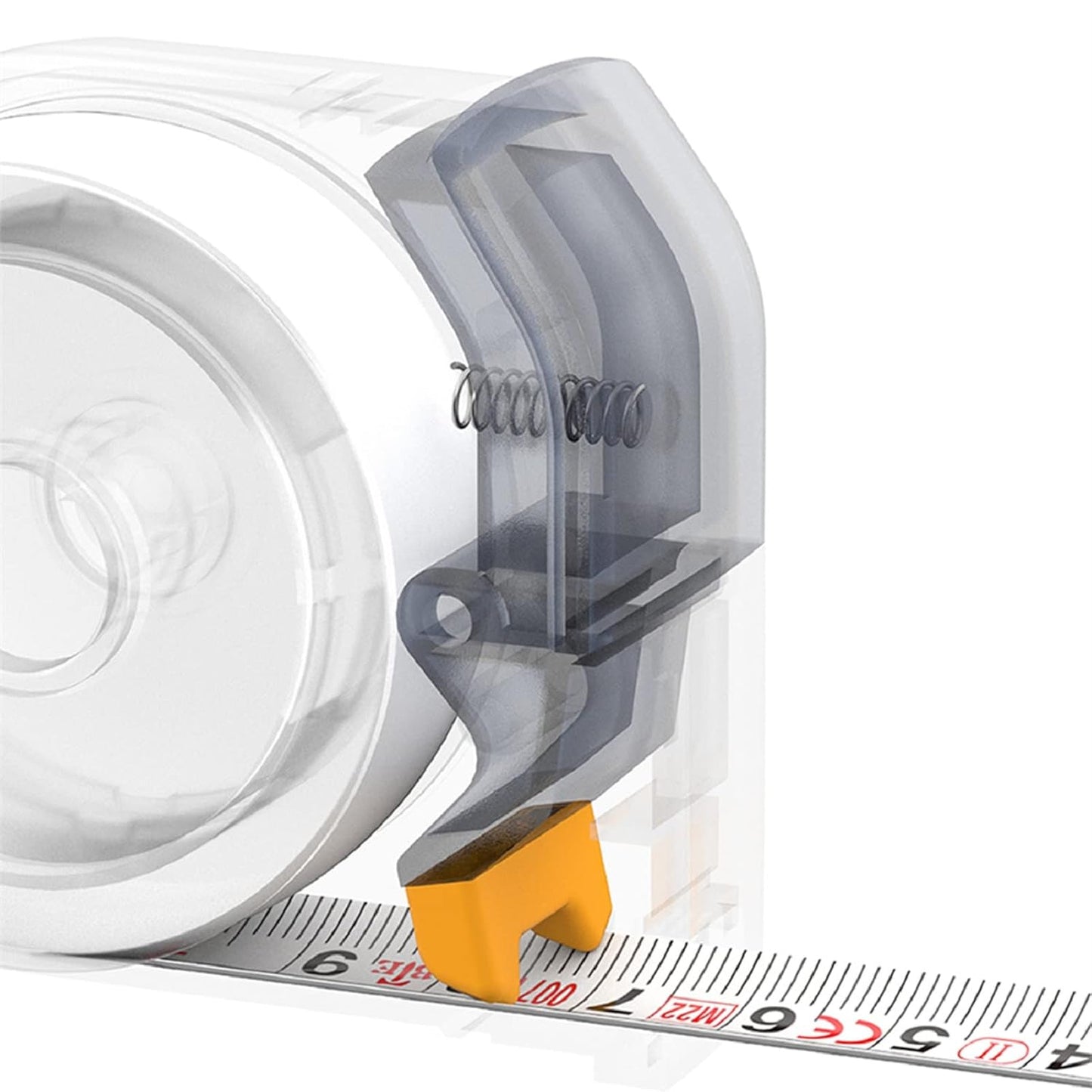 HOTO 10Ft/3m Tape Measure, Retractable Measuring Tape, Self-Locking, Shock Absorbent Base, Ideal for Construction/Woodworking