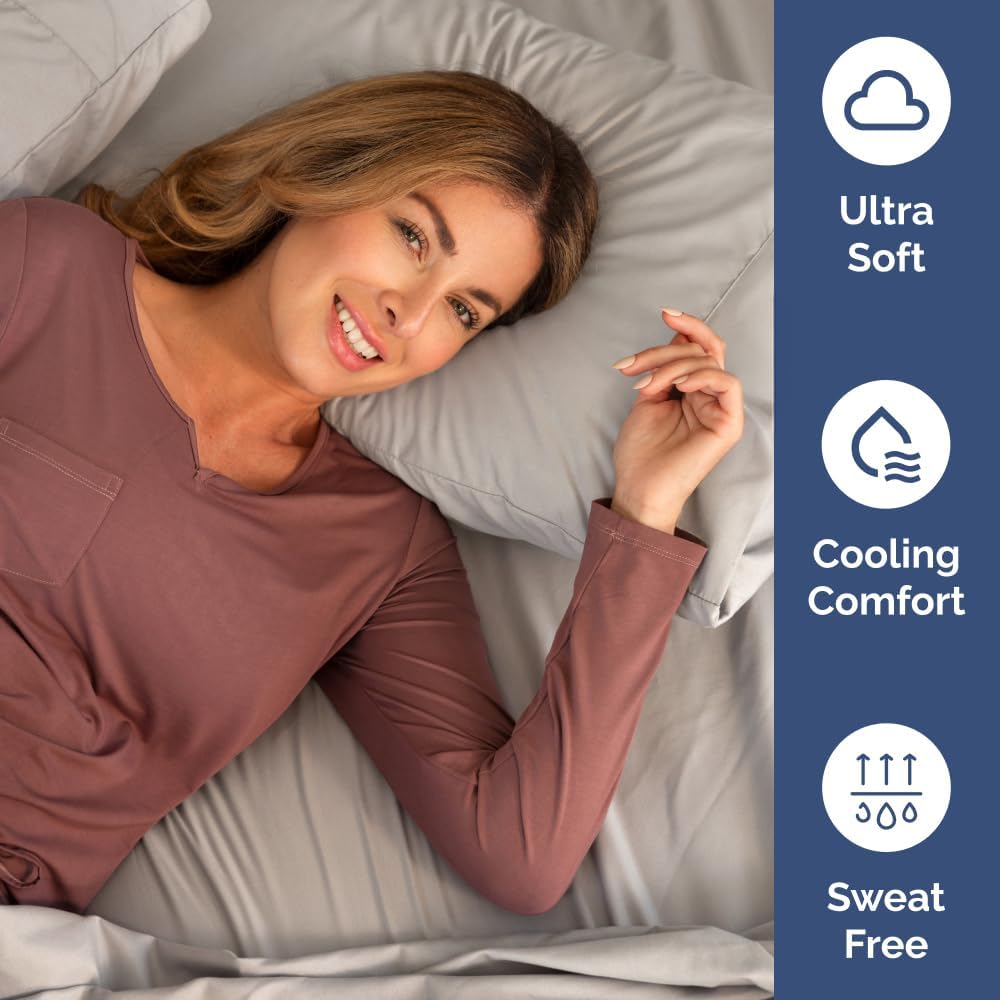 Extra Deep Queen Sheet Set - 6 Piece Breathable & Cooling Sheets - Hotel Luxury Bed Sheets Set - Easy & Secure Fit - Soft, Wrinkle Free & Comfy Sheets Set - White Sheet Set w/Extra Deep Pockets
