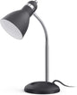 LEPOWER Metal Desk Lamp, Eye-Caring Table Lamp with Adjustable Goose Neck | Bedside Reading Light with Heat Dissipation Design for Bedroom, Home, Office, Dorm, Study, Back to School (Matte Black)