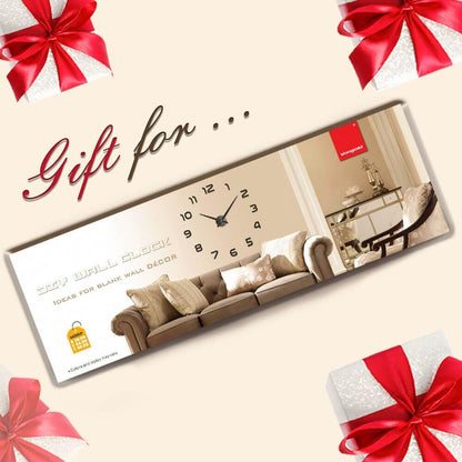 Vangold Modern 3D Acrylic Mirror Metal Luxury Frameless Large Wall Stickers Clocks Style Watches Hours DIY Room Decor Home Decorations
