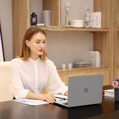 MOSISO Compatible with MacBook Air 13 inch Case 2025 2024 2023 2022 M4 A3240 M3 A3113 M2 A2681, Plastic Hard Shell&Keyboard Cover&Screen Film&Pouch for MacBook Air 13.6 inch Case, Crystal Clear