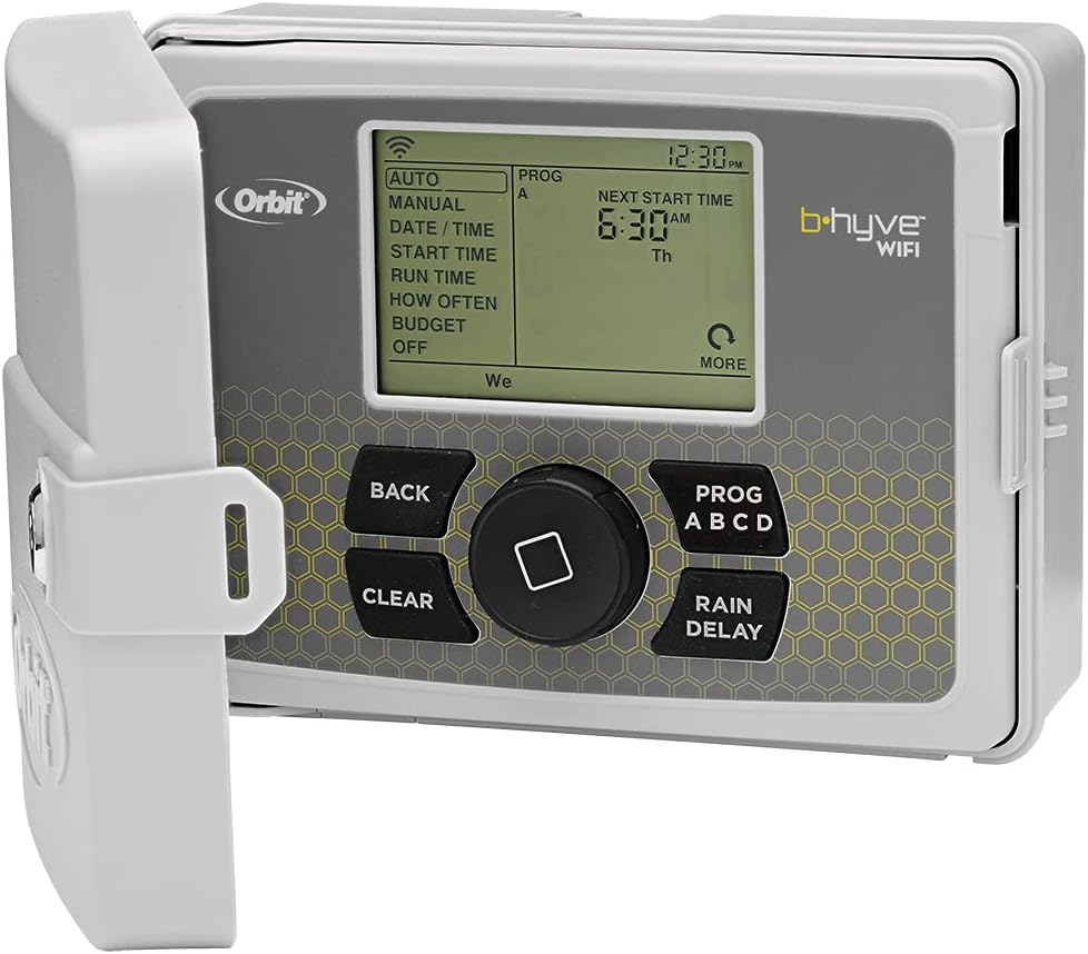 Orbit B-hyve 12-Zone Smart Sprinkler Controller | Indoor & Outdoor Wi-Fi Irrigation Timer with App Control