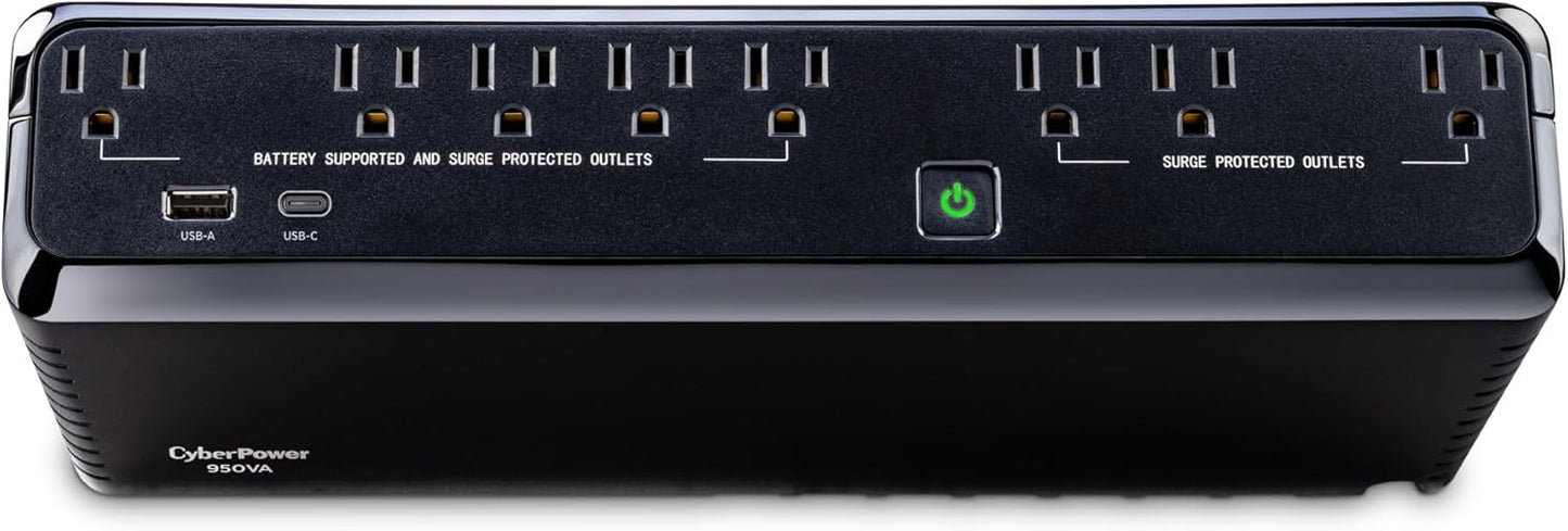 CyberPower ST425 Standby UPS System, 425VA/260W, 8 Outlets, Compact